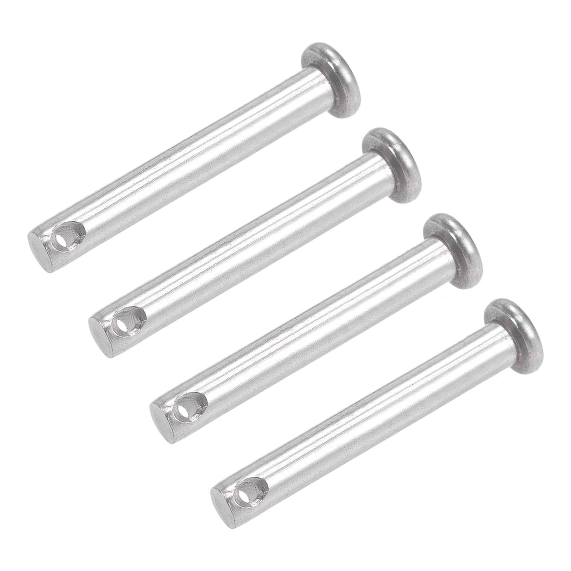 Single Hole Clevis Pins 5mm x 35mm Flat Head 304 Stainless Steel Link