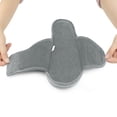 thumbnail image 3 of Mens Slippers,Breathable Open Toe Machine Washable Soft Sole Slippers for Indoor Outdoor Quiet Comfort,Slippers for Men,Grey,7-8, 3 of 5