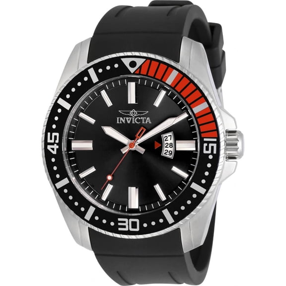 Invicta Pro Diver Quartz Black Dial Coke Bezel Men's Watch 30742
