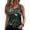 Dark Green, variant on Womens Sleeveless Tunics Henley Shirts U-Neck Button Down Blouse Tank Tops Casual Flowy, Yellow M