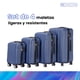 thumbnail image 5 of Set de 4 Maletas Check In Lineas Verticales Negro Azul Marino Unitalla, 5 of 10