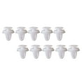 thumbnail image 4 of Maytalsory 50 Pieces Universal Door Panel Fastener Fixed Clips Set Rivet Lightweight Clamp Convenient Flexible Push Retainer White 5Set, 4 of 6
