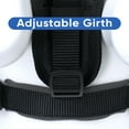 thumbnail image 6 of Pawtitas Padded Reflective Dog Harness Medium Adjustable Black Dog Harness, 6 of 9