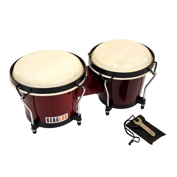 Gearlux Tunable Bongos - Cherry