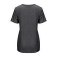 thumbnail image 4 of Lixiuxyad Outfits for Women Women's V Neck Knot Short Sleeve T Shirt, 4 of 5
