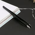 thumbnail image 4 of JUNTEX Pro Women Eyebrow Tweezers Hair Beauty Slanted Stainless Steel Tweezer Tool, 4 of 9
