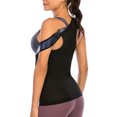 thumbnail image 4 of LELINTA Women Plus Size Sauna Sweat Vest  Waist Trainer Vest Underbust Corset Body Shaper Sauna Suit TaLELINTA Top with Zipper for Weight Loss Workout Shirt, 4 of 8