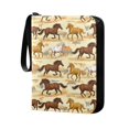 thumbnail image 4 of ALAZA Horse Abstract Trading Card Binder 4 Pocket Cards Collection Album 400 Folder Holder, 4 of 6
