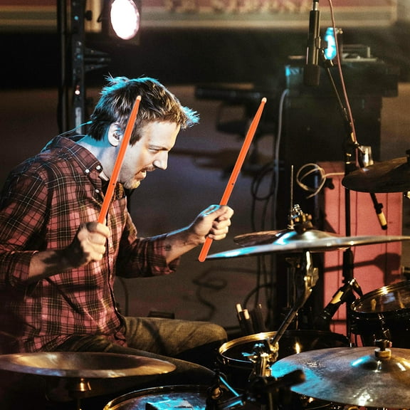 FELTECHELECTR 2Pairs Easy to Carry Maple Wood Drumsticks for Practice and Performance