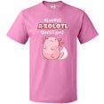 thumbnail image 3 of Inktastic Always Axolotl Questions Cute Curious Axolotl T-Shirt, 3 of 5