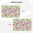 thumbnail image 3 of Placemats Set Of 4 / 6, Owls With Umbrella Placemats For Dining Table Indoor/Outdoors Heat Resistant Washable Placemats 18" X 12", 3 of 8