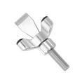 thumbnail image 1 of Portable Door Lock, Stainless Steel Home Security Defender With Adjustable Wing Nut Travel Door Lock For Hotel Apartment College, 1 of 8