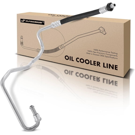 A-Premium Outlet Engine Oil Cooler Line Hose Assembly Compatible with Cadillac Seville STS 1998-2004, V8 4.6L