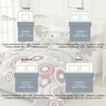 thumbnail image 4 of HGmart Oriental Beauty Queen 3 Piece Comforter Set, Cotton & Microfiber Filling, Luxury Soft Breathable Bed Set for All Seasons, 4 of 5