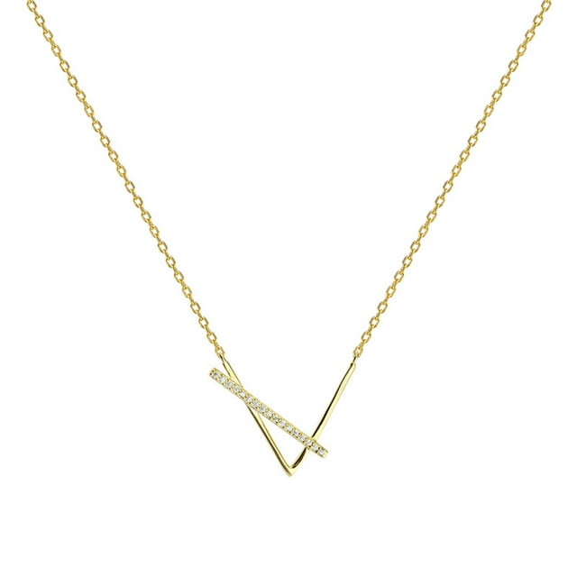 Collar de mujer Minnieouse Chapado en plata geométrico ajustable gargantilla joyería de moda