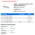 thumbnail image 2 of Muffler - Compatible with 1970 - 1974 Dodge Challenger Base 1971 1972 1973, 2 of 2