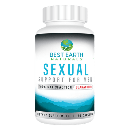 Best Earth Naturals Sexual Support for Men, Niacin, Zinc, Copper, Dietary Supplement, 30 Capsules