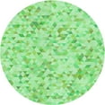 thumbnail image 1 of Ahgly Company Machine Washable Indoor Round Transitional Jade Green Area Rugs, 3' Round, 1 of 7