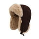 thumbnail image 4 of Gorro Invierno Aviador con Orejeras Plegables Sombrero Ruso Gorro Unisex Material Grueso de Felpa Protección Contra El Frío Y Viento Adecuado P Café, 4 of 8