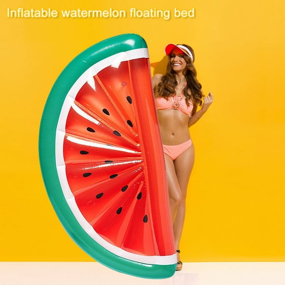 Giant Inflatable Watermelon Pool Float Fun Pool Floaties Swim Party Toy Summer Pool Raft for Kids and Adults Summer Fun for Pool Lake Beach Party Lounge