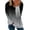 0-gradient-black, variant on Women's Tie-Dye Button-Down Oversized Hoodie, Casual Long Sleeve Pullover Top