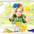 thumbnail image 5 of Juguete sensorial de emparejamiento con huevos de ABS para niños de 1 a 3 años. Rompecabezas de aprendizaje Montessori, 5 of 5