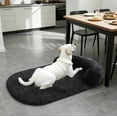thumbnail image 1 of Orthopedic Calming Dog Bed with Memory Foam Bolster Sofa Design Removable Washable Cover Non Bottom Egg Crate Comfort Support, 1 of 3