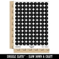 thumbnail image 2 of Chevron Arrow Outline 200+ Round Stickers - Black - Gloss Finish - 0.50" Size, 2 of 3
