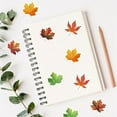 thumbnail image 5 of JUMNUYCUH 500Pcs Fall Leaf Stickers, Maple Leaf Self-Adhesive Sticker Roll, Autumn Thanksgiving Waterproof Decals for Crafts Party Cards Seal Envelopes Supplies Scrapbook Decor, Fall Leaves Stickers, 5 of 9