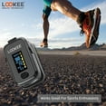 thumbnail image 2 of LOOKEE Premium Fingertip Pulse Oximeter Finger Monitor With Case, Lanyard and Batteries - Black Color Oxygen Finger Monitor, 2 of 6