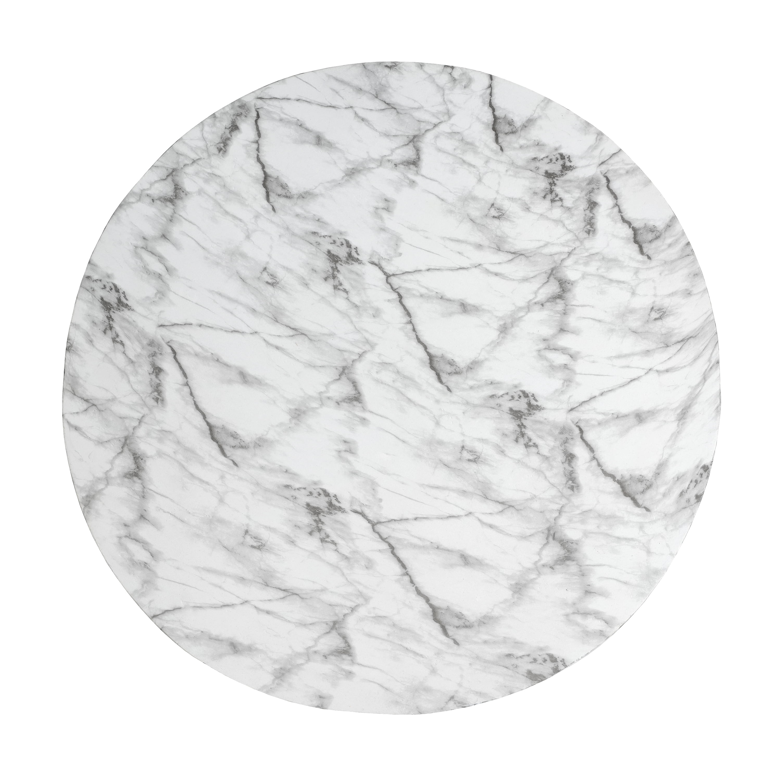 Coffee Table, Faux Marble Table for Both Indoor and Outdoor Use, Marble Finish