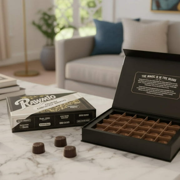 Rawmio Premium Dark Chocolate Bonbons - 24 Pieces