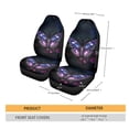 thumbnail image 5 of Xoenoiee Elegant Butterflies Flowers Print Car Seat Covers High Back Design for Front Seats, Universal Fit Vehicle Seat Cushion Protectors, Pack of 2, 5 of 6