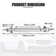 thumbnail image 3 of Unique Bargains 1pair 75mm 2.95' Splitter Support Rods Adjustable Front Bumper Lip Splitter Strut Rod Tie Bars for Car Silver Tone, 3 of 6
