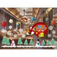 thumbnail image 3 of Christmas Snowflake Window Cling Stickers for Glass, Xmas Decals Decorations Holiday Snowflake Santa Claus Reindeer Decals for Party, 3 of 5
