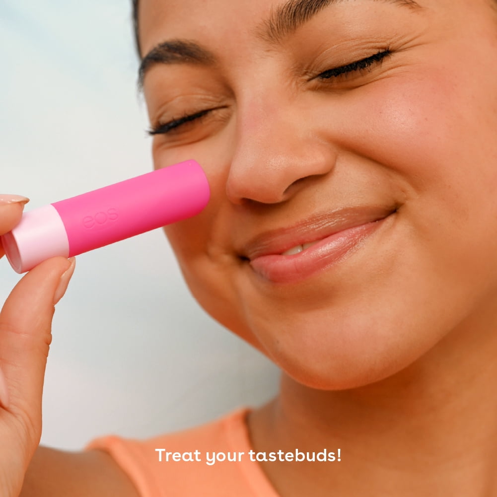 EOS - Brandclub - eos Super Strawberry Lip Balm Variety Pack, Made for  Sensitive Skin, 0.14 oz, Pack of 4, image size:1001x1001