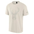 thumbnail image 2 of Men's Fanatics Cream Milwaukee Bucks Elements Iconic T-Shirt, 2 of 3