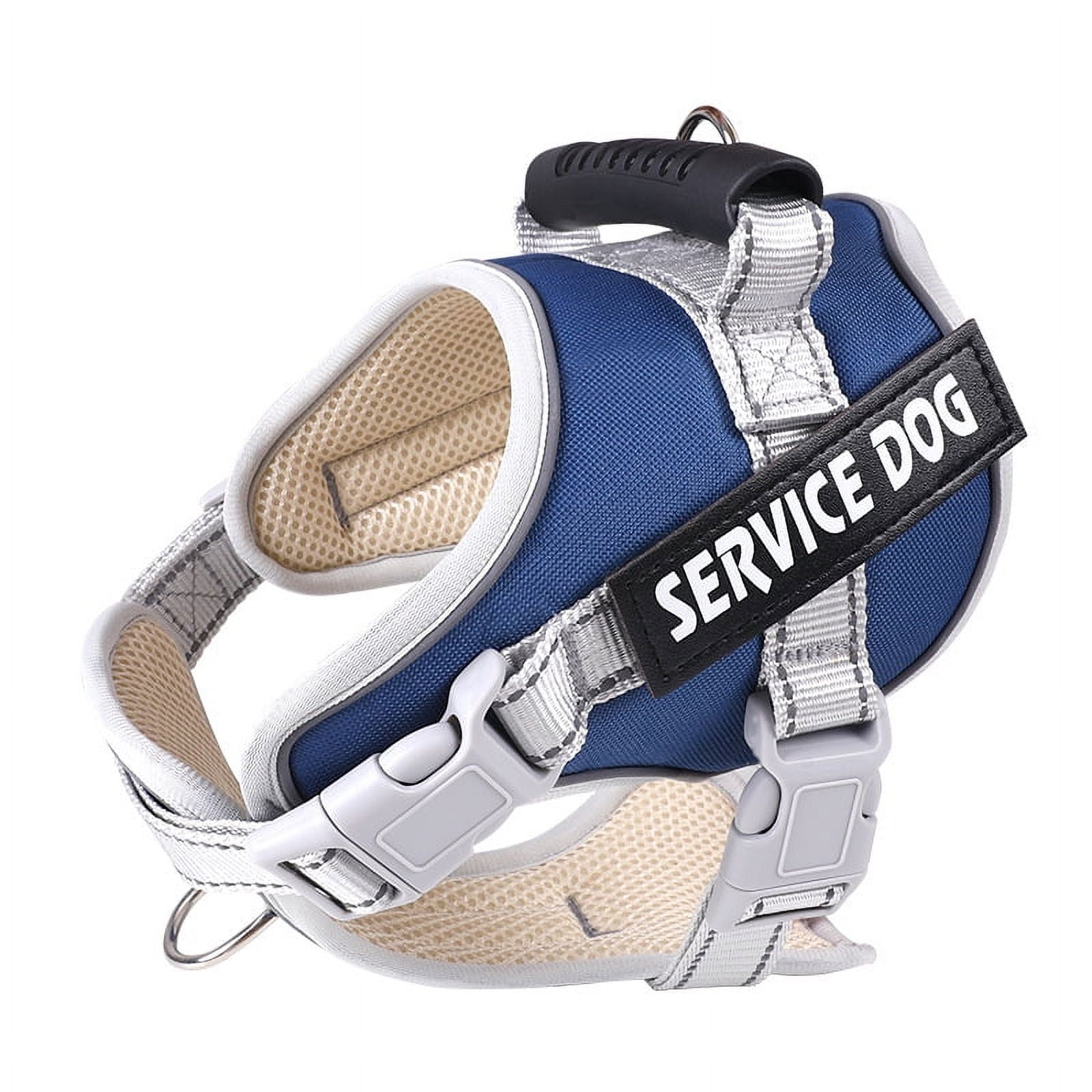 DABEI Reflective Dog Harness for Small and Medium Dogs - Adjustable Pet Vest for Safe Outdoor Walking