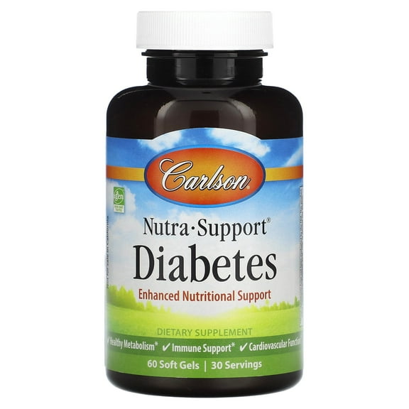 Carlson Nutra-Support Diabetes 60 Softgel