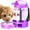 77oz-Lilac, variant on 77oz Large Dog Water Bottle - Portable Travel Dog Water Dispenser & Bowl - Leak-Proof Pet Water Jug for Hiking, Camping, Walking & Car Trips, Black