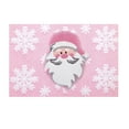 thumbnail image 1 of GUANGHONG Christmas Doormat Winter Bath Rug Snowflak Mats Front Door Mat Decorative Non Comfortable Mat Home Cashmeree Imitation Living Room Rugs Fuzzy Carpet for Living Room Large Knit Blanket, 1 of 5