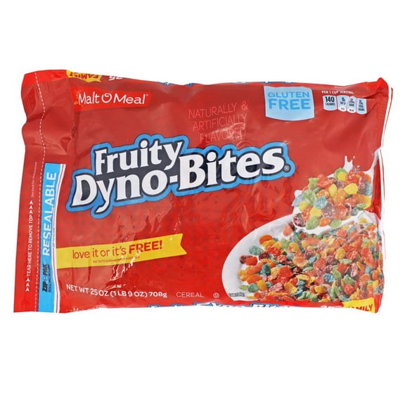 Malt O Meal Fruity Dyno Bytes Cereal, 25 Ounce, 9 Per Case