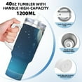 thumbnail image 3 of Pofeuu Night Sky Moon Dolphin Print 40oz Ice Bully With Handle And Straw Stainless Steel Vacuum Insulated Cup And 2 In 1 Straw Lid, 3 of 8