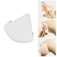 thumbnail image 3 of Unique Bargains 2 Pcs Loose Powder Puff Face Soft Triangle Puff Blender Beauty Makeup Tool Short Plush White, 3 of 6