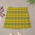 thumbnail image 3 of African Ethnic Skirt Woman Kente Ghana Trendy Mini Skirts Summer Street Wear High Waist De, 3 of 7