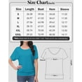 thumbnail image 5 of Women's Dolman Top Boat Neck Short Sleeve Solid Tees Casual T Shirt with Side Shirring Detail, 5 of 6