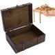 thumbnail image 3 of Cajas de joyería Almacenamiento de joyas Caja de almacenamiento de madera vintage Cofre de joyería decorativa con cerradura Decoración del hogar Baúl de almacenamiento ANGGREK Otros, 3 of 8