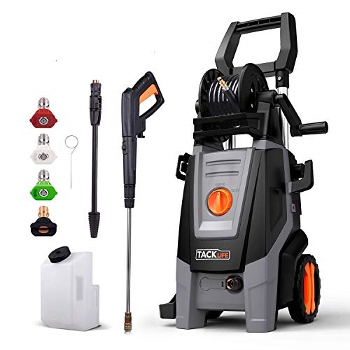 tacklife electric pressure washer, 2300 psi 1.8 gpm with 20foot hose