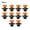 Orange, variant on Garden Sprinkler Heads 10 Pack 360 Degree Rotary Lawn Irrigation Watering Nozzles for Yard Lawn Cooling 1/2 Inch Thread