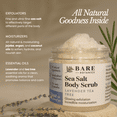 thumbnail image 2 of Bare Botanics Body Scrub Lavender Tea Tree Sea Salt Scrub 24 oz, 2 of 9